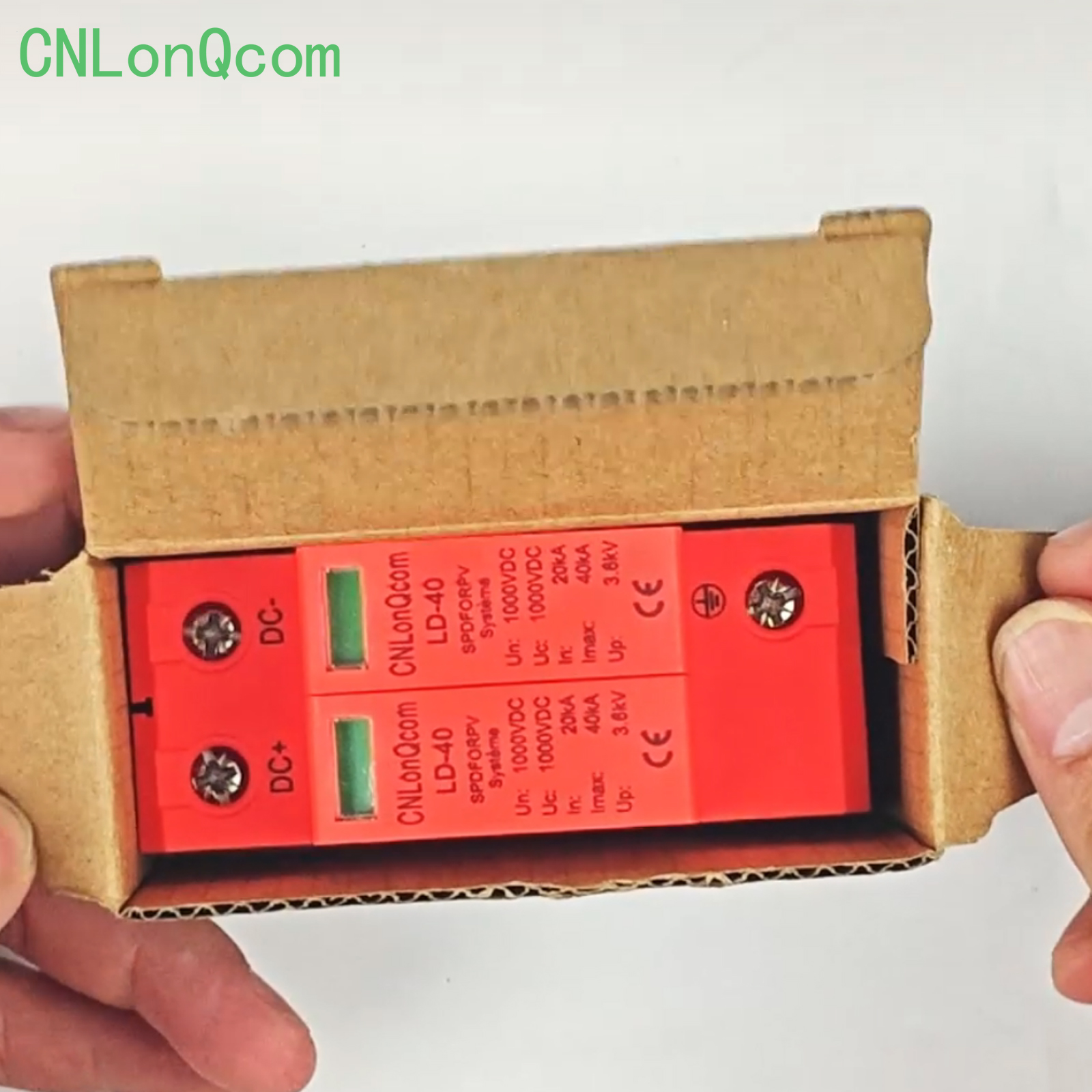 CNLonQcom präsentiert den LD-40 2P 1000V Solar-DC-Überspannungsschutz