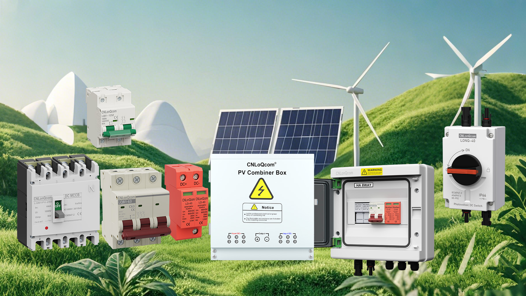 Effiziente und zuverlässige PV -elektrische Lösungen - CNLONQCOM ermöglicht Ihre Zukunft für grüne Energie,