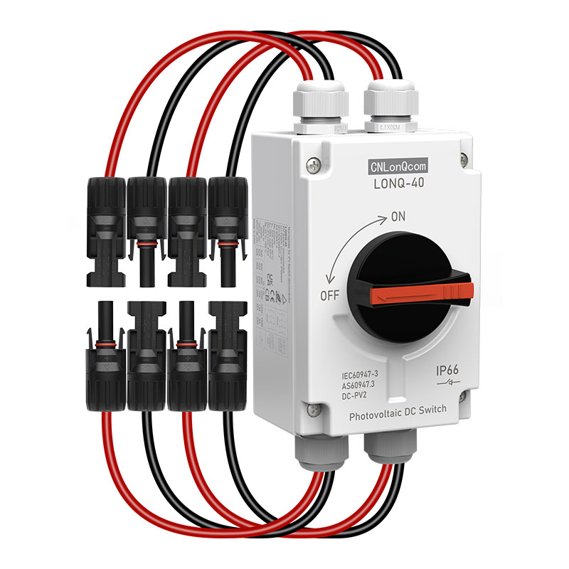 PV-Trennschalter DC1200V 32A mit PV-Kabel 2in 2out